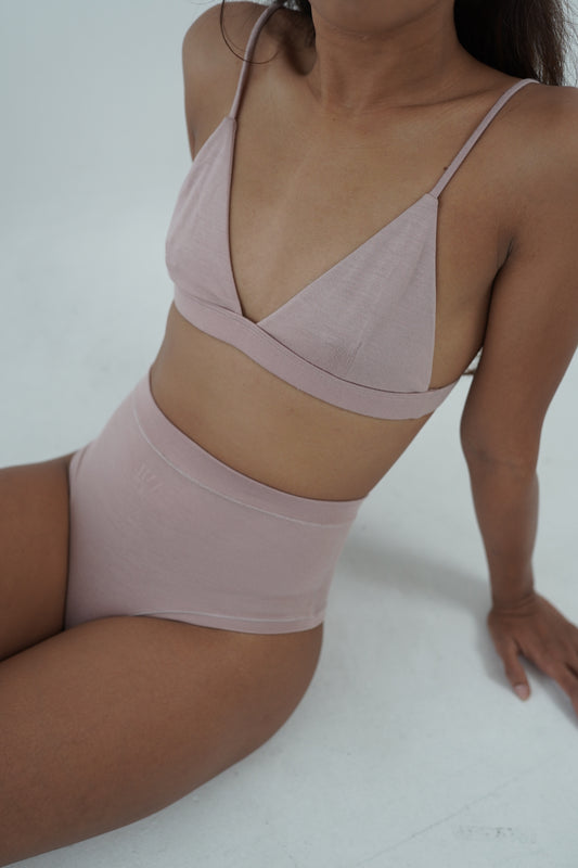 Almond Thati TENCEL™ thong with lightweight everyday comfort