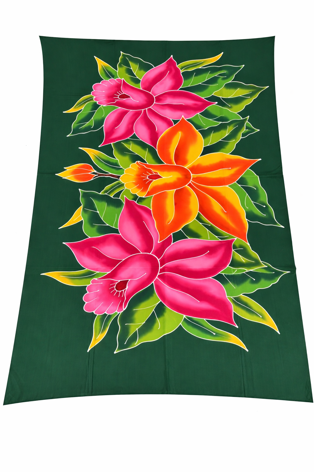 Handmade Bali Sarong | Big Lily floral | Aline My Label