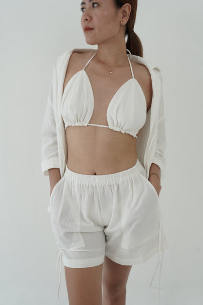 Savory linen short