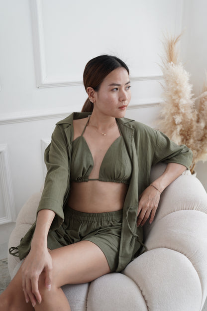 Savory Linen Outer Jacket