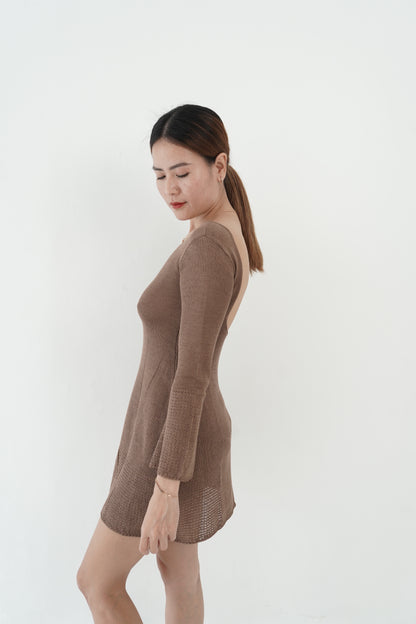 Cendana Cotton Knit Mini Dress