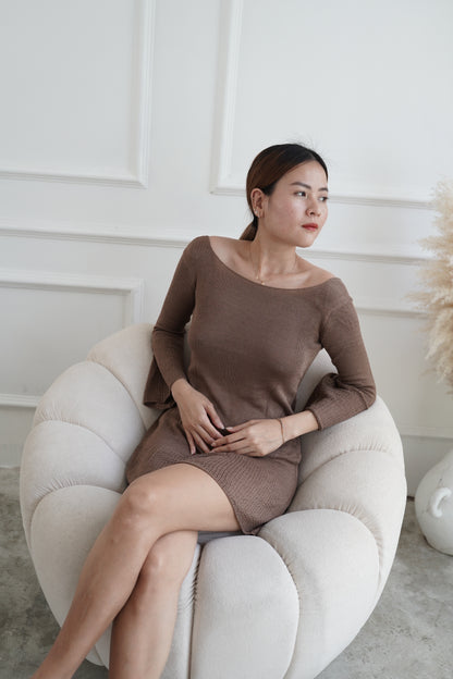 Cendana Cotton Knit Mini Dress