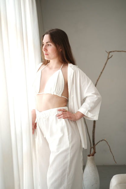 Savory Linen Outer Jacket