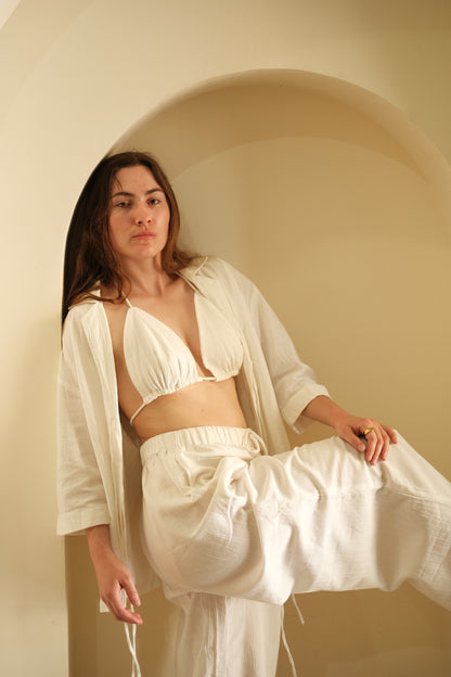 Savory Linen Outer Jacket