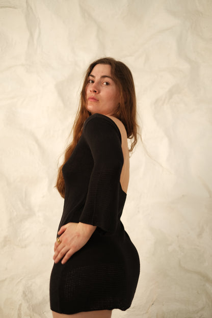 Cendana Cotton Knit Mini Dress