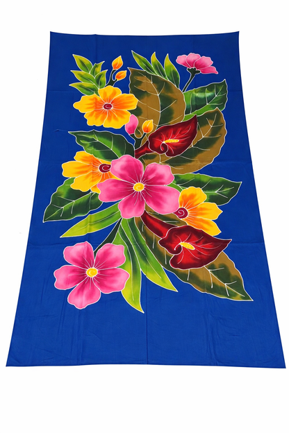 Handmade Bali sarong tropical floral beach wrap by Aline My Label