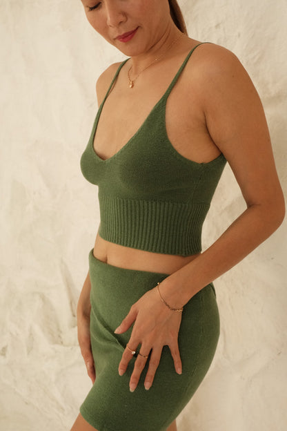Aghar Knit Top – Handmade Cotton Crop Top
