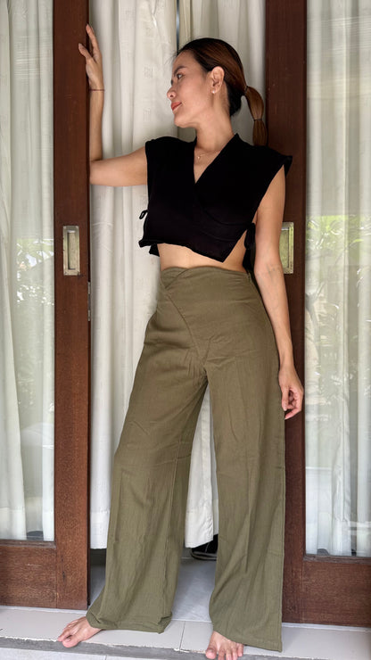 Lily Linen Pants – Women’s Wide Leg Linen | Aline My Label