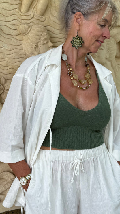 Savory Linen Outer Jacket