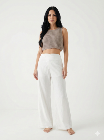 Birch Knit Top – Handmade Cotton Top