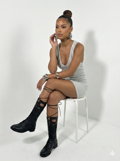 Sustainable Knit Mini Dress – Timi Dress | Aline My Label