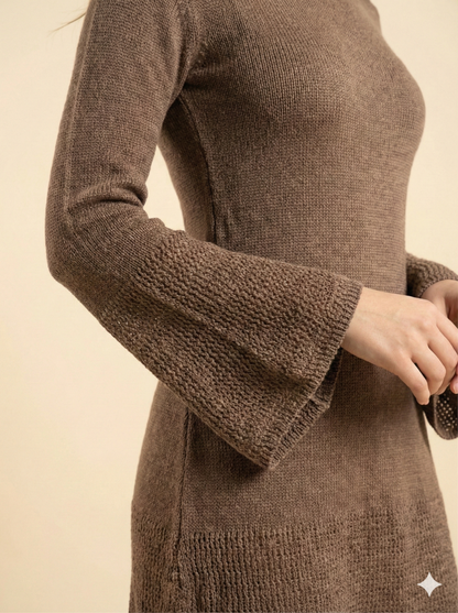 Cendana Cotton Knit Mini Dress