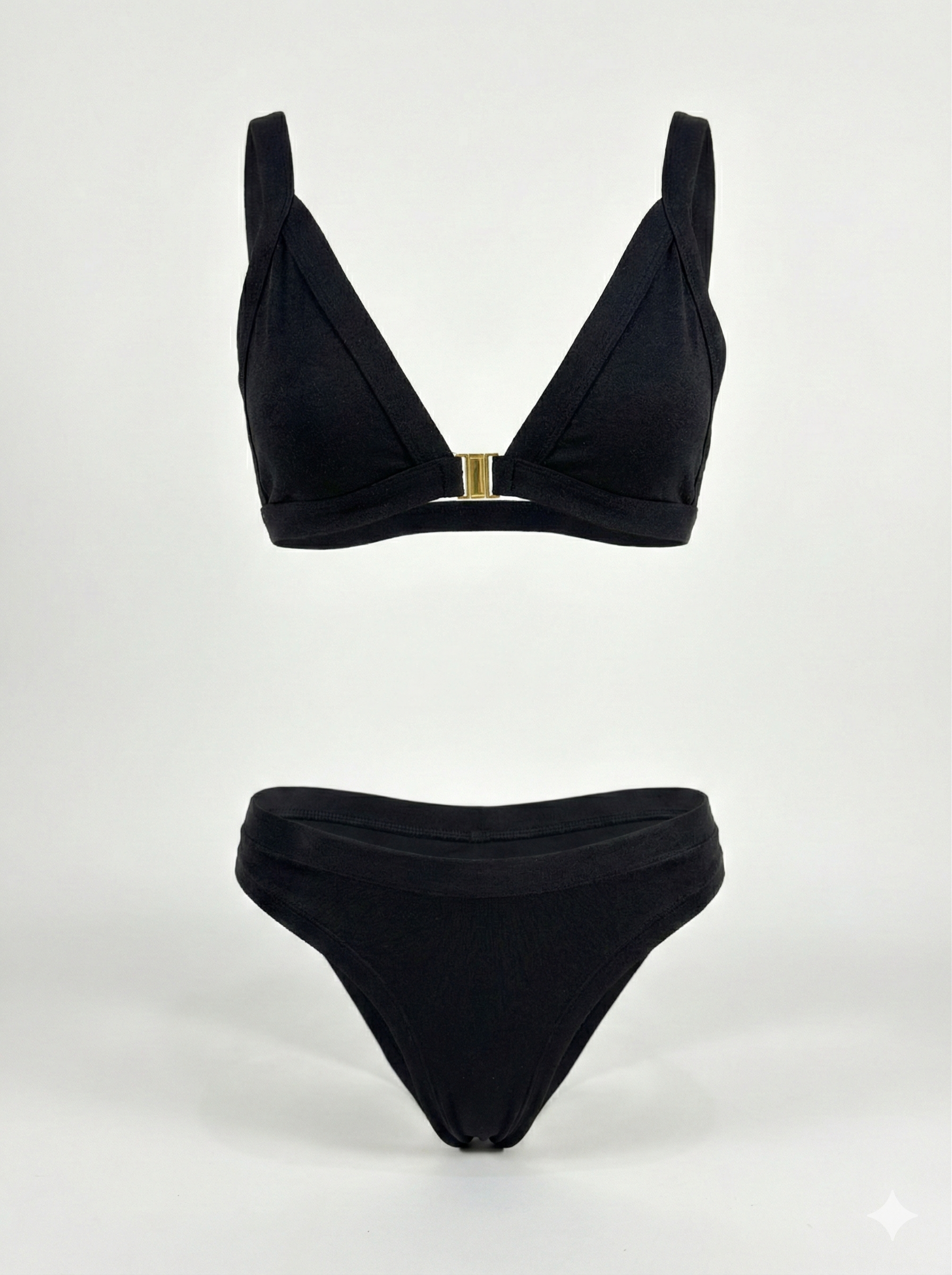 Sorex TENCEL™ thong in black eco-friendly smooth fabric