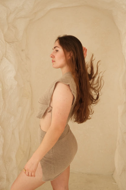 Sexy Laurus Knit Skirt | Handmade Cotton Skirt – Aline My Label