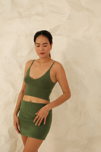 Vertiver Knit Skirt – Handmade Cotton Skirt | Aline My Label