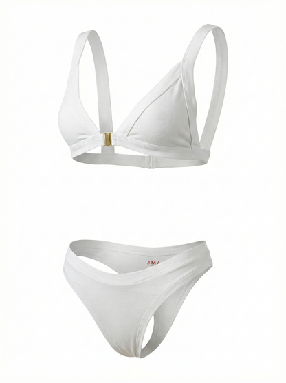 White Sorex TENCEL™ thong with soft seamless stretch