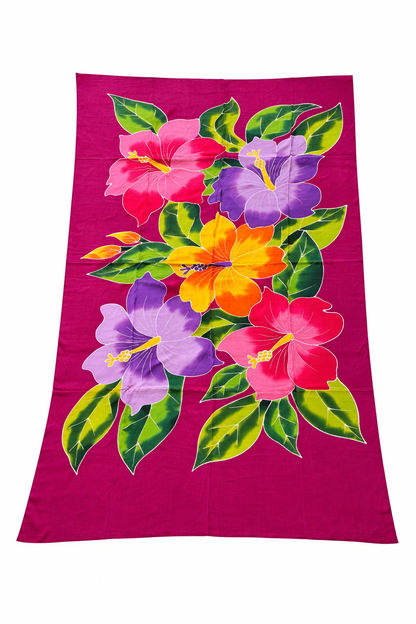 Handmade-hibiscus-bali-sarong-magenta-aline-my-label